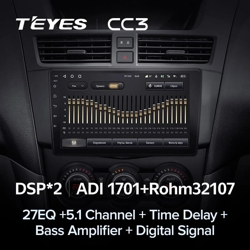 Штатная магнитола Teyes CC3 4/32 Mazda BT-50 (2011-2020) F2 (0din)