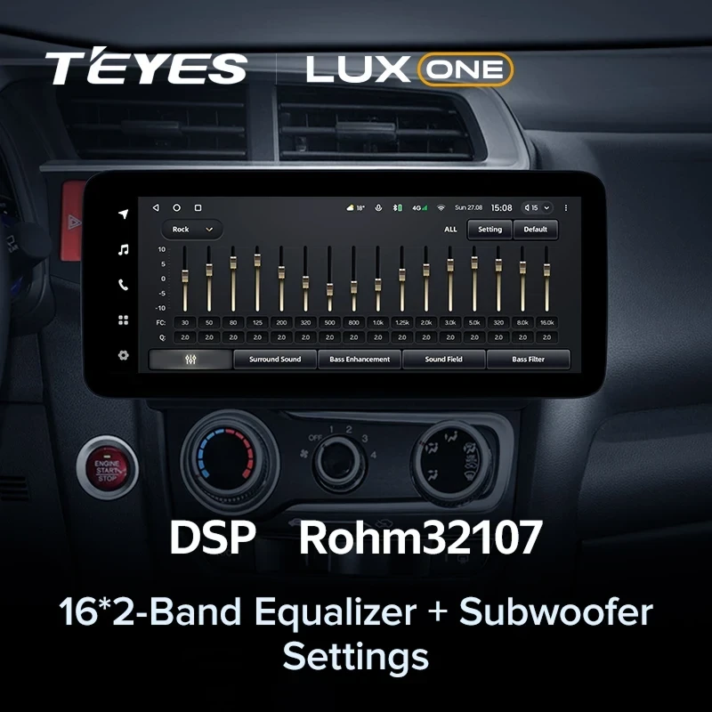 Штатная магнитола Teyes LUX ONE 4/64 Honda Jazz 3 (2015-2020)