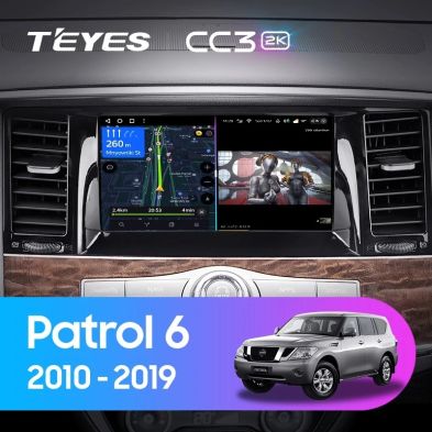 Штатная магнитола Teyes CC3 2K 4/64 Nissan Patrol 6 Y62 (2010-2019)