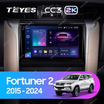Штатная магнитола Teyes CC3 2K 6/128 Toyota Fortuner 2 (2015-2024)