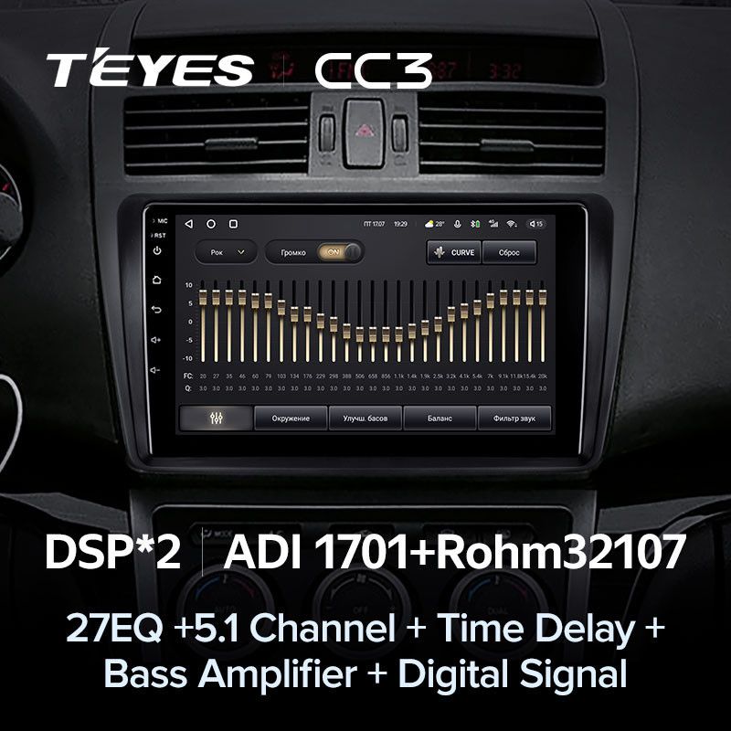 Штатная магнитола Teyes CC3 6/128 Mazda 6 2 GH (2007-2012)