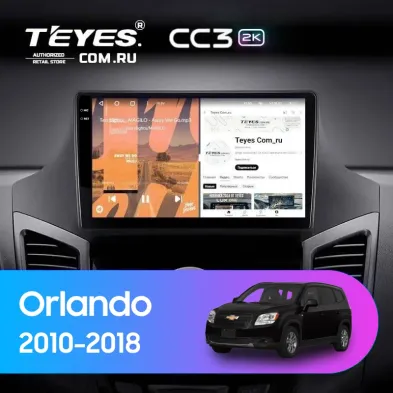 Штатная магнитола Teyes CC3 2K 4/64 Chevrolet Orlando (2010-2018)