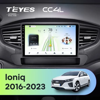 Штатная магнитола Teyes CC4L 6/64 Hyundai Ioniq AE (2016-2023) Тип-A
