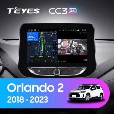 Штатная магнитола Teyes CC3 2K 4/64 Chevrolet Orlando 2 (2018-2023)