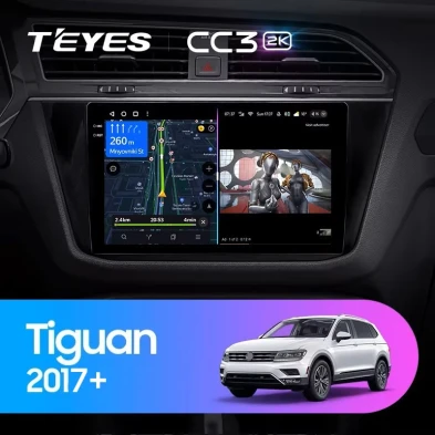 Штатная магнитола Teyes CC3 2K 3/32 Volkswagen Tiguan 2017+