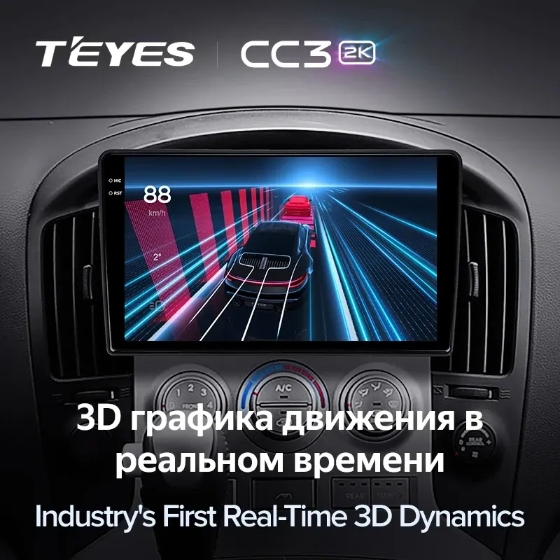Штатная магнитола Teyes CC3 2K 6/128 Hyundai H1 TQ (2007-2015) F3