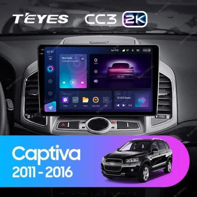 Штатная магнитола Teyes CC3 2K 4/32 Chevrolet Captiva 1 (2011-2016) F2