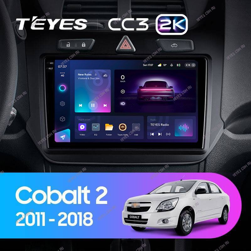 Штатная магнитола Teyes CC3 2K 4/32 Chevrolet Cobalt 2 (2011-2018)