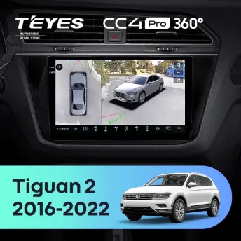 Штатная магнитола Teyes CC4 Pro 360 12/256 Volkswagen Tiguan 2 (2016-2022) Тип-B