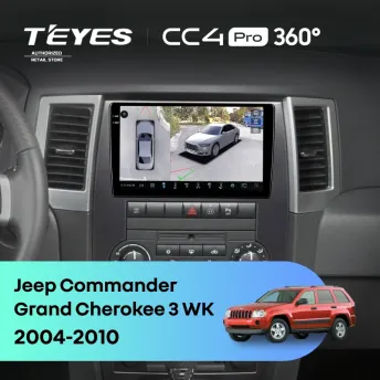 Штатная магнитола Teyes CC4 Pro 360 8/128 Jeep Commander (2005-2010)
