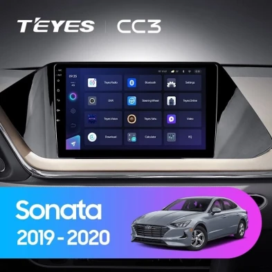 Штатная магнитола Teyes CC3 4/32 Hyundai Sonata DN8 (2019-2020) Тип-A