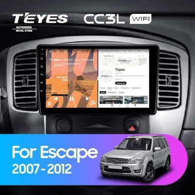 Штатная магнитола Teyes CC3L WiFi 2/32 Ford Escape (2007-2012) F1