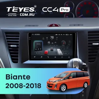 Штатная магнитола Teyes CC4 Pro 8/128 Mazda Biante (2008-2018)