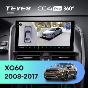 Штатная магнитола Teyes CC4 Pro 360 8/128 Volvo XC60 I 1 (2013-2017) Тип-B