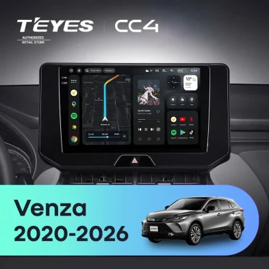 Штатная магнитола Teyes CC4 6/64 Toyota Venza (2020-2026)