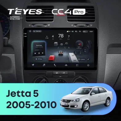 Штатная магнитола Teyes CC4 Pro 8/128 Volkswagen Jetta 5 (2005-2010)