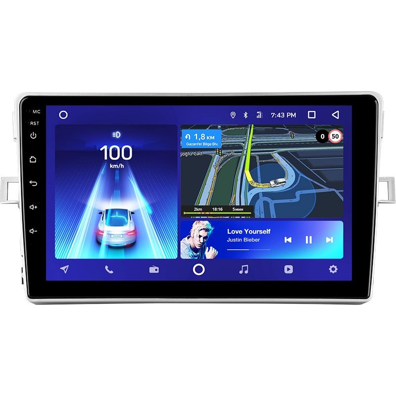 Переходная рамка Toyota Verso R20 (2009-2018) (9")