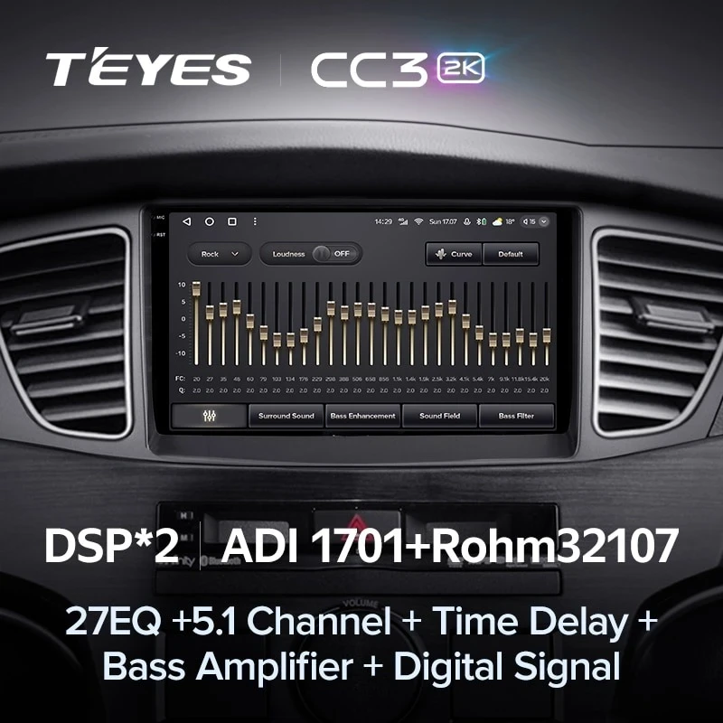 Штатная магнитола Teyes CC3 2K 4/64 Kia Cadenza K7 (2011-2012)
