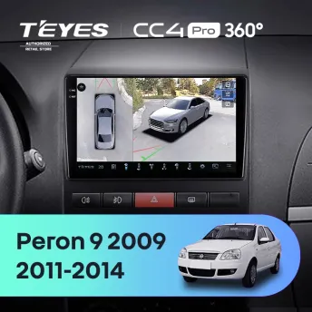 Штатная магнитола Teyes CC4 Pro 360 8/128 Fiat Peron 9 2009 Idea (2011-2014)