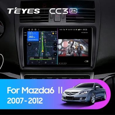 Штатная магнитола Teyes CC3 2K 4/64 Mazda 6 GG (2002-2007)