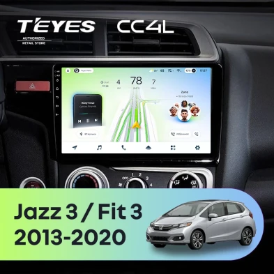 Штатная магнитола Teyes CC4L 6/64 Honda Jazz 3 (2013-2020) Тип-B
