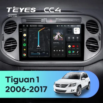 Штатная магнитола Teyes CC4 6/64 Volkswagen Tiguan 1 NF (2006-2017) F2 (10 inch Universal)