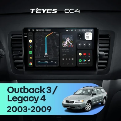 Штатная магнитола Teyes CC4 8/128 Subaru Outback 3 (2003-2009)
