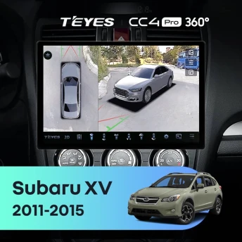 Штатная магнитола Teyes CC4 Pro 360 8/128 Subaru XV (2011-2015) Тип-B (13")