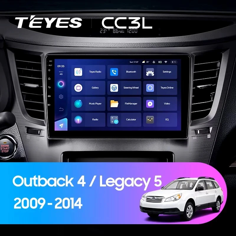 Штатная магнитола Teyes CC3L 4/32 Subaru Outback 4 (2009-2014)