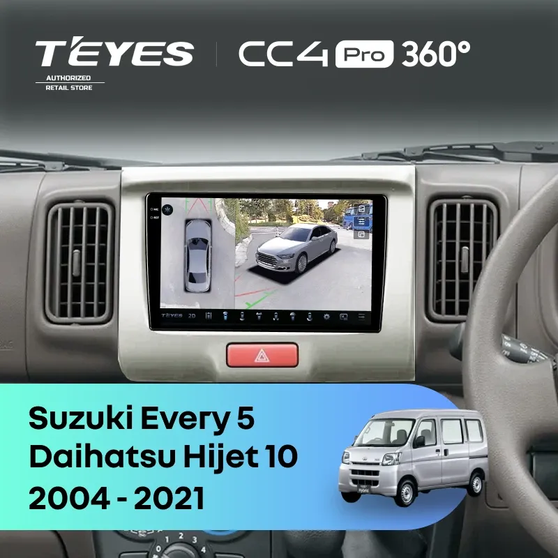 Штатная магнитола Teyes CC4 Pro 360 8/128 Suzuki Every 5 (2005-2015)
