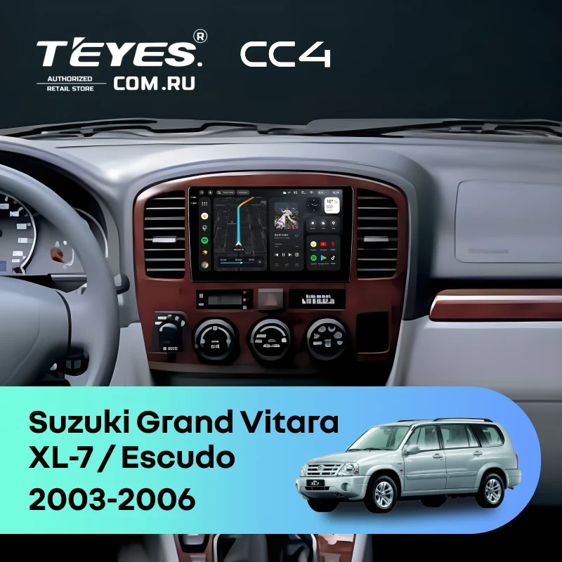 Штатная магнитола Teyes CC4 6/64 Suzuki Escudo (2003-2006)