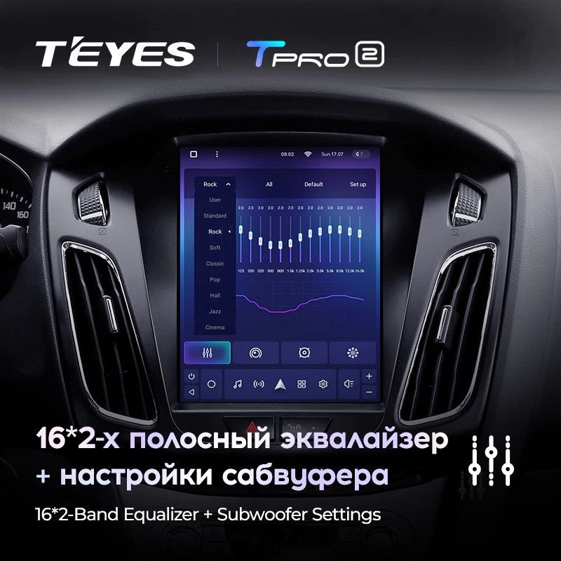Штатная магнитола Tesla style Teyes TPRO 2 4/64 Ford Focus 3 Mk 3 (2011-2019)