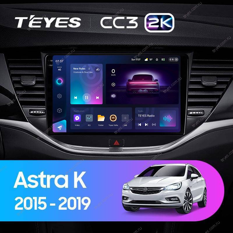 Штатная магнитола Teyes CC3 2K 4/64 Opel Astra K (2015-2019) Тип-A